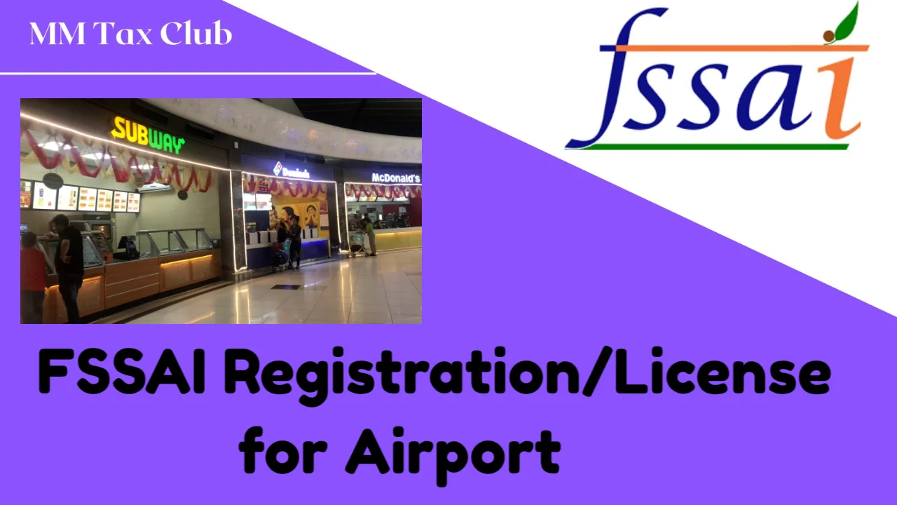 FSSAI Registration, license for Airport,
